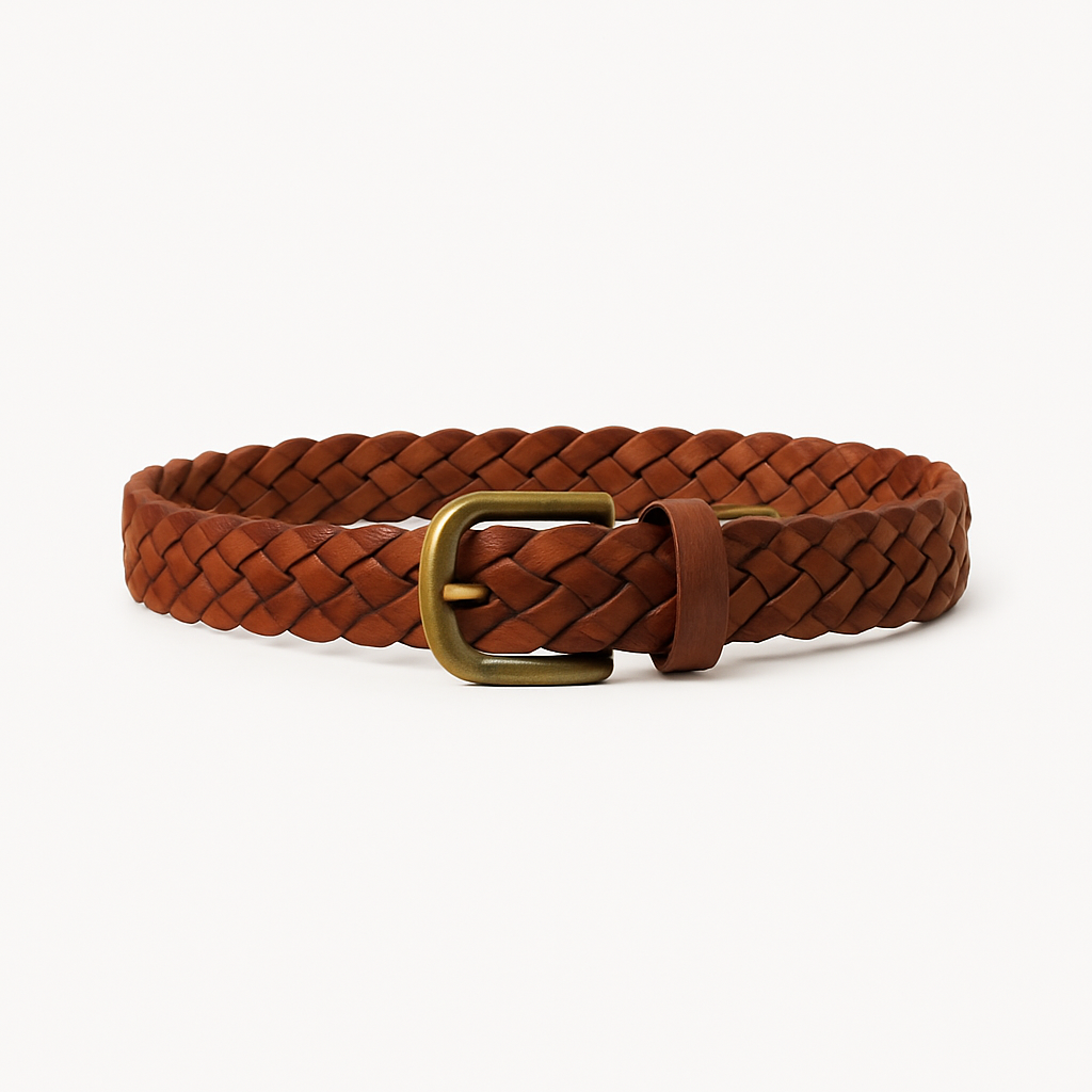 Braided Leather Belt - Kingsleyon Belts