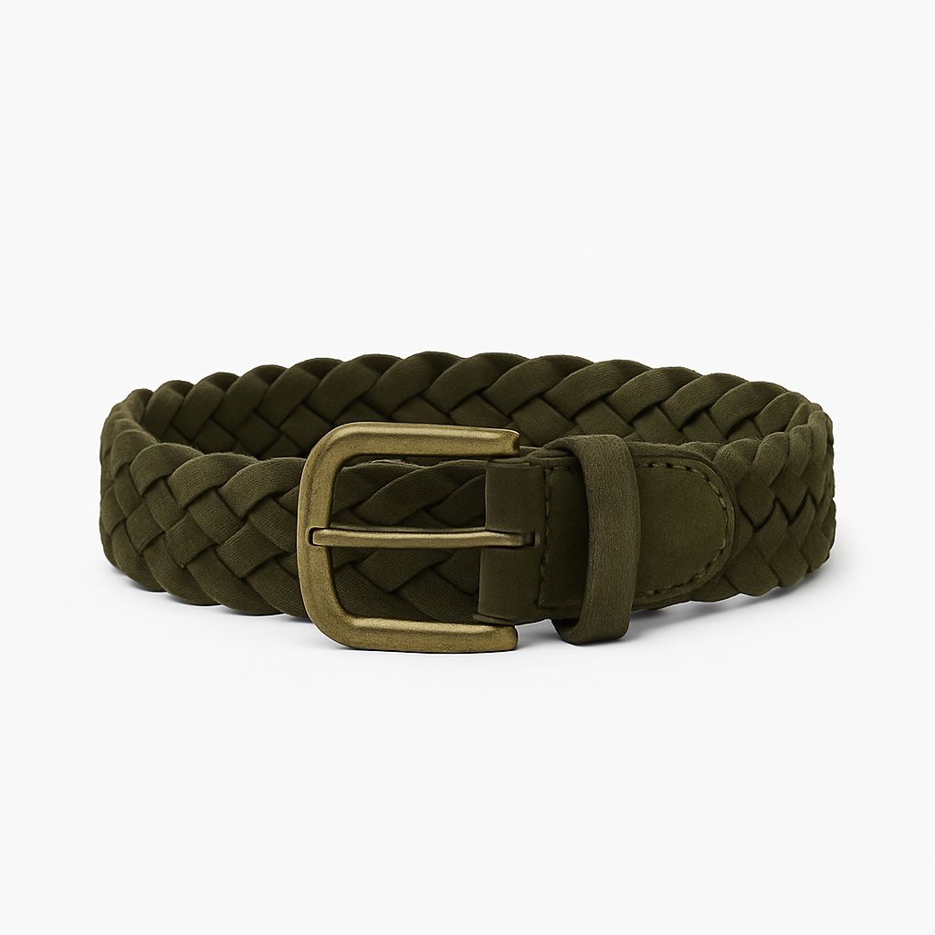 Braided Suede Belt - Kingsleyon Belts