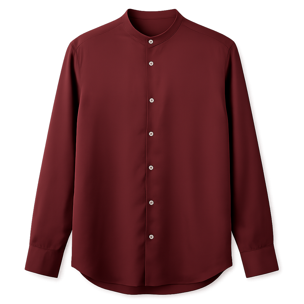 Silk Mandarin Shirt